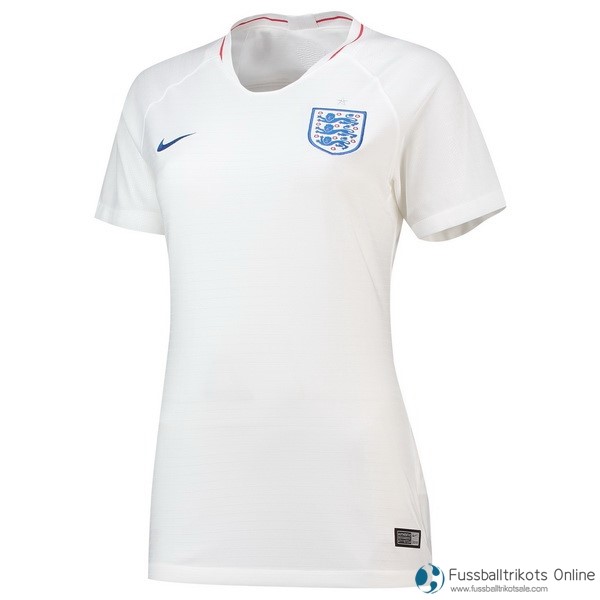 England Trikot Damen Heim 2018 Weiß Fussballtrikots Günstig